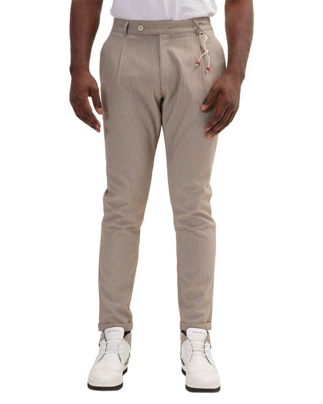 Ron Tomson Natural Lightweight Casual Pant for men