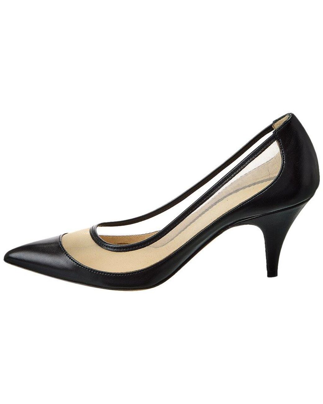 Khaite Metallic The River Mesh & Leather Pump