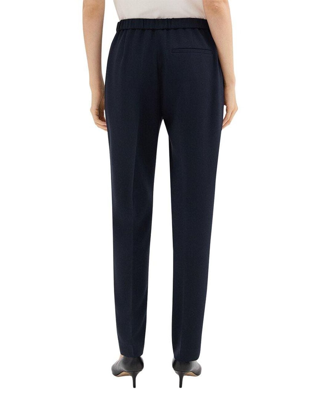 Theory Blue Treeca Pullover