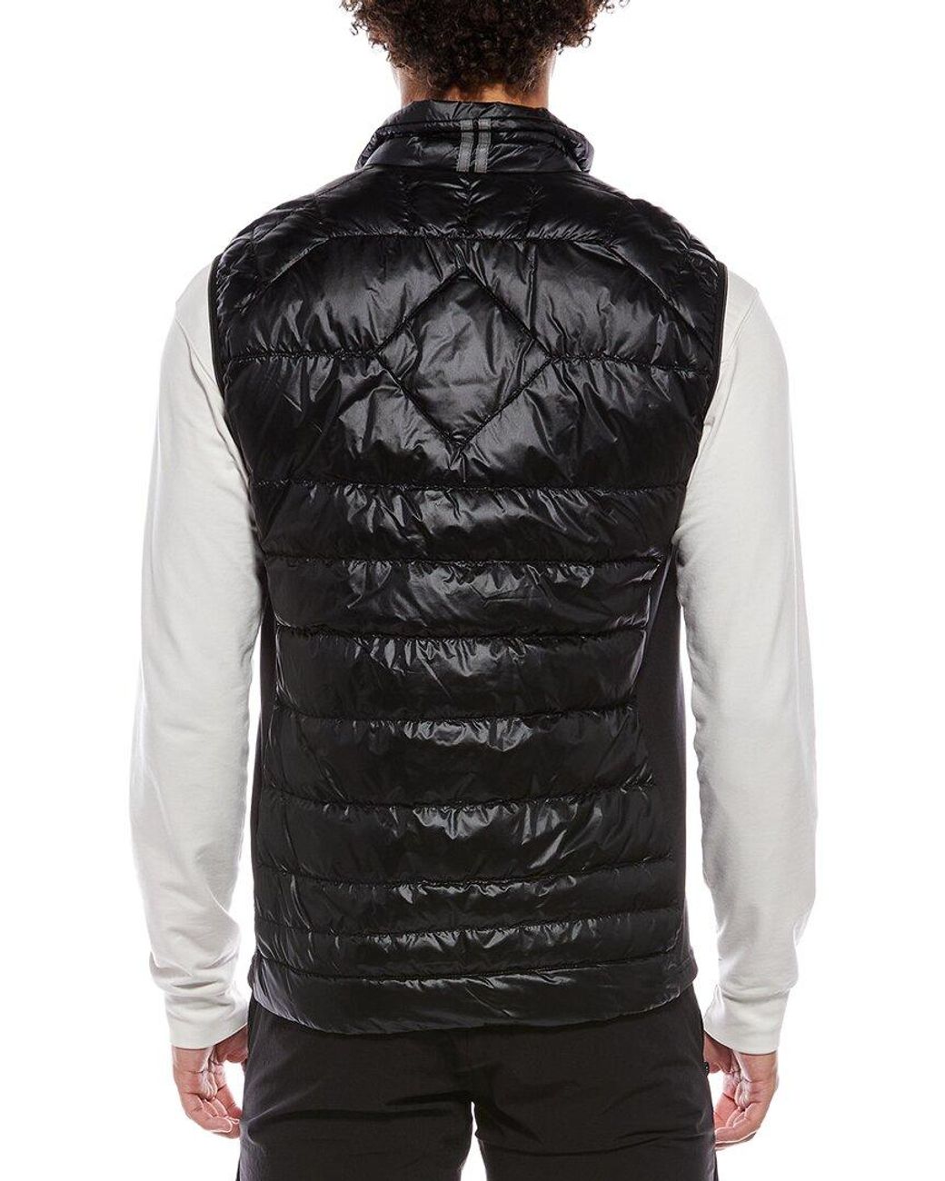 Canada Goose Black Hybridge Lite Vest for men