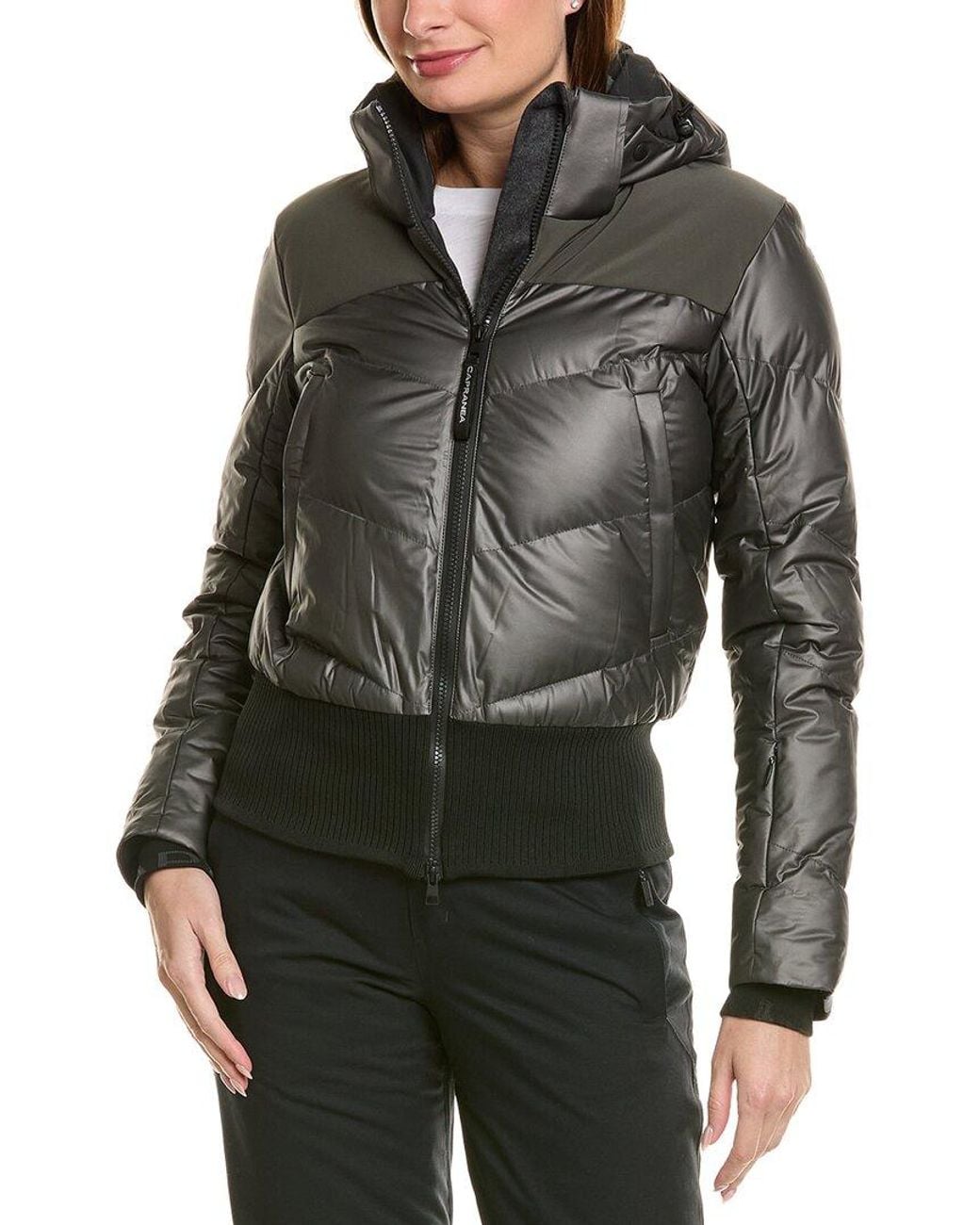 Capranea Gray Starlex Wool-Blend Jacket