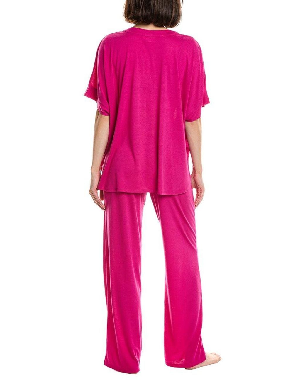 Natori Pink Congo 2Pc Pajama Set