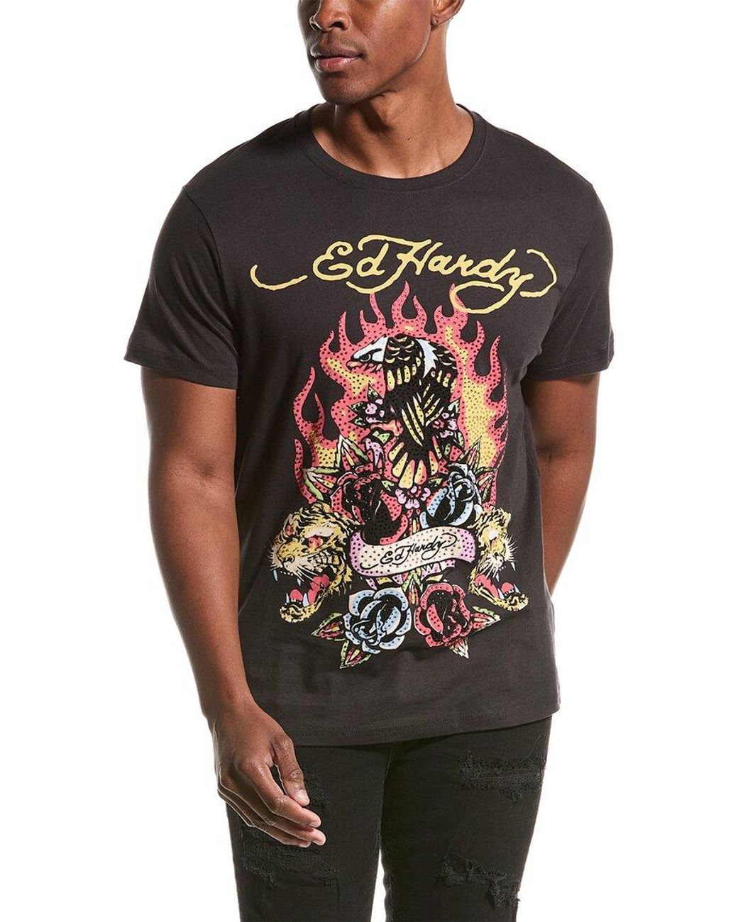 black ed hardy t shirt