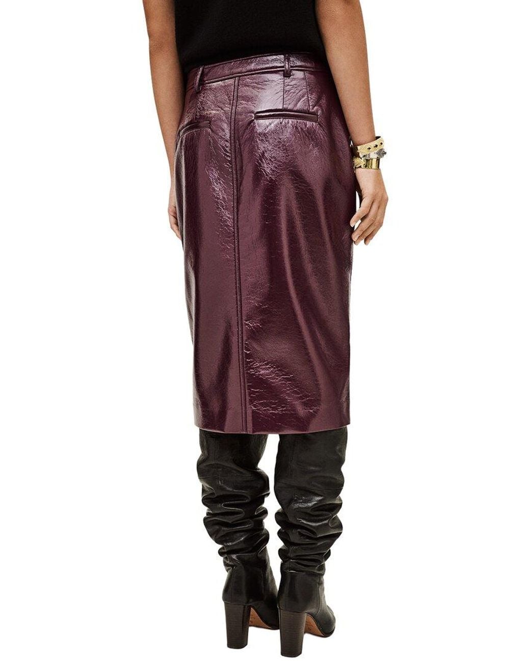 Ba&sh Purple Marylou Skirt