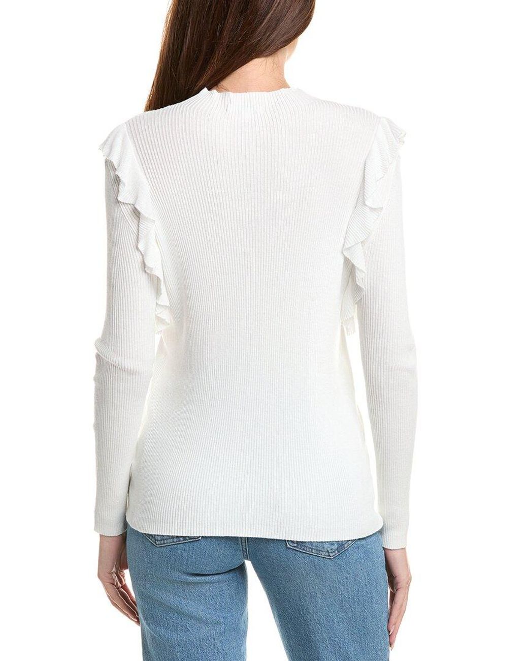 AREA STARS White Labo Knit Top