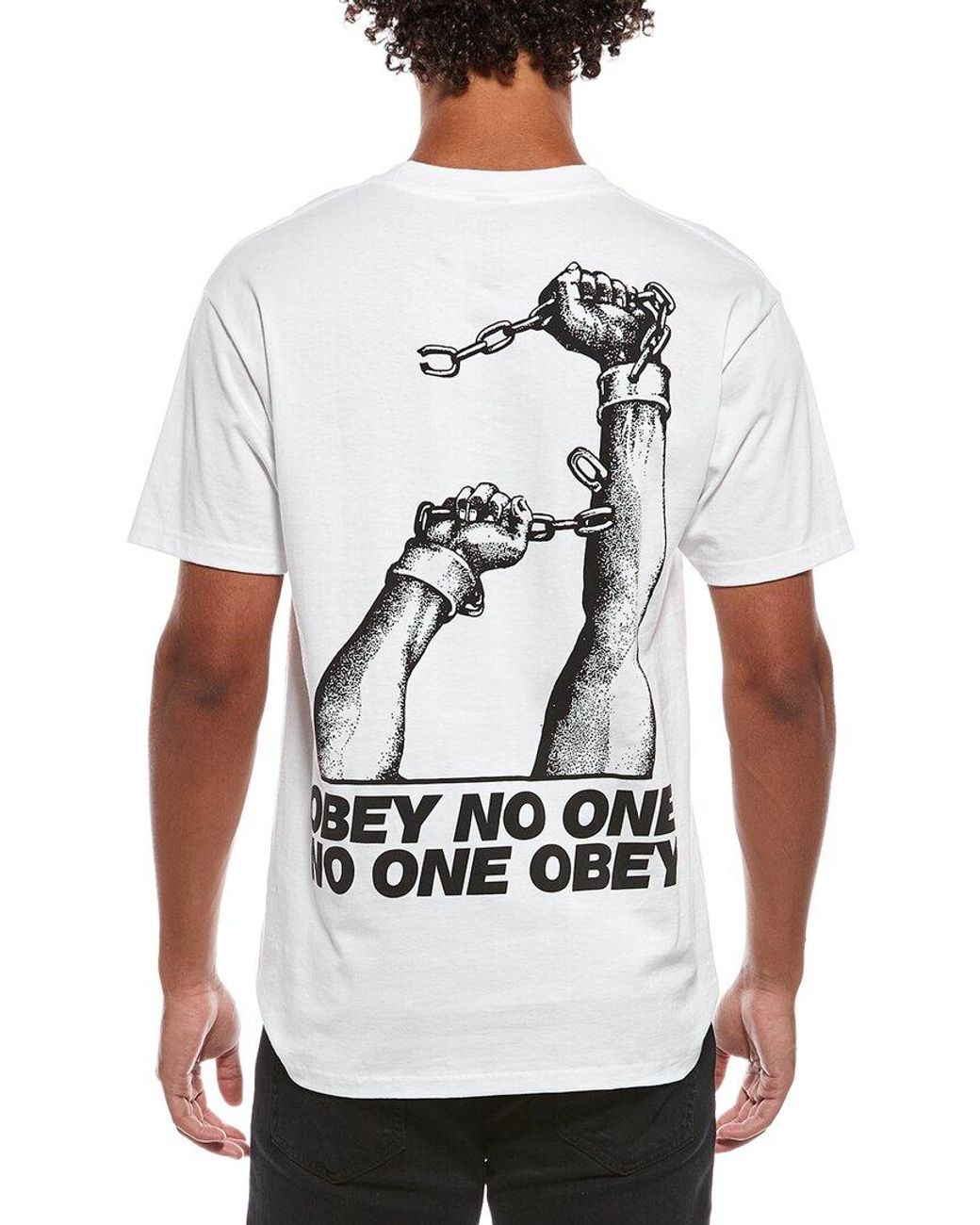 Obey White T-Shirt for men