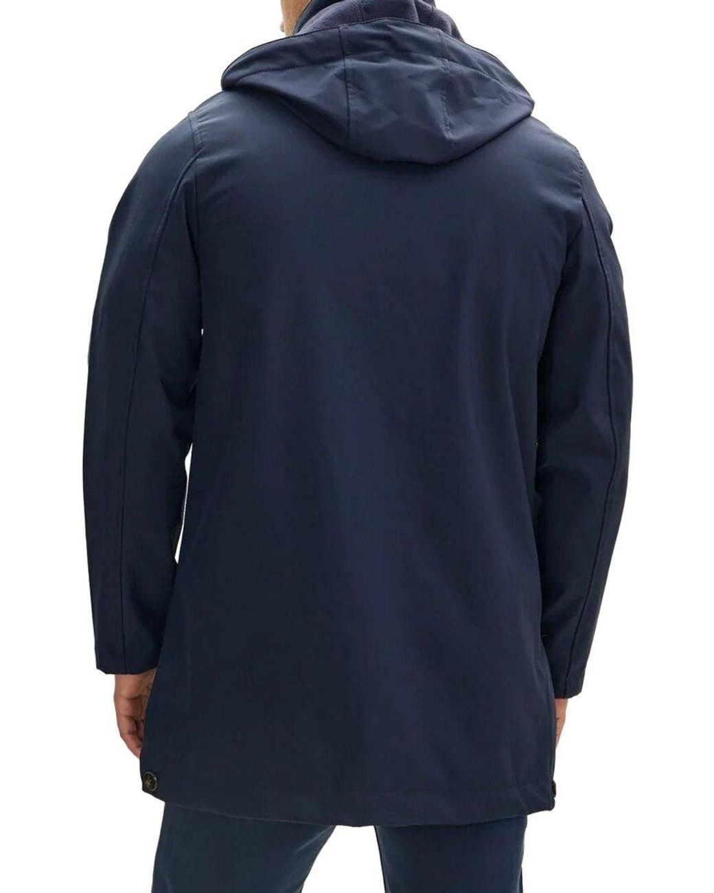 Ron Tomson Blue Raincoat for men