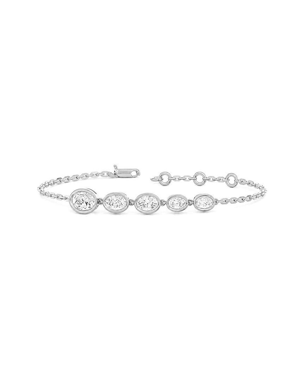 Lab Grown Diamonds White 14K 1.65 Ct. Tw. Lab-Grown Diamond Tennis Bracelet