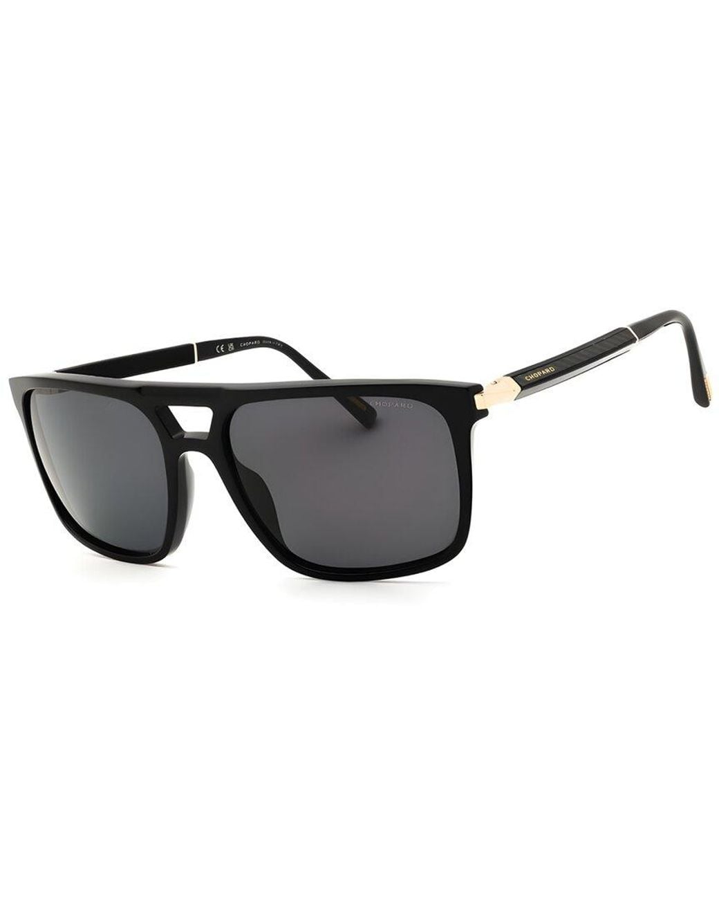 Chopard Black 59Mm Sunglasses for men