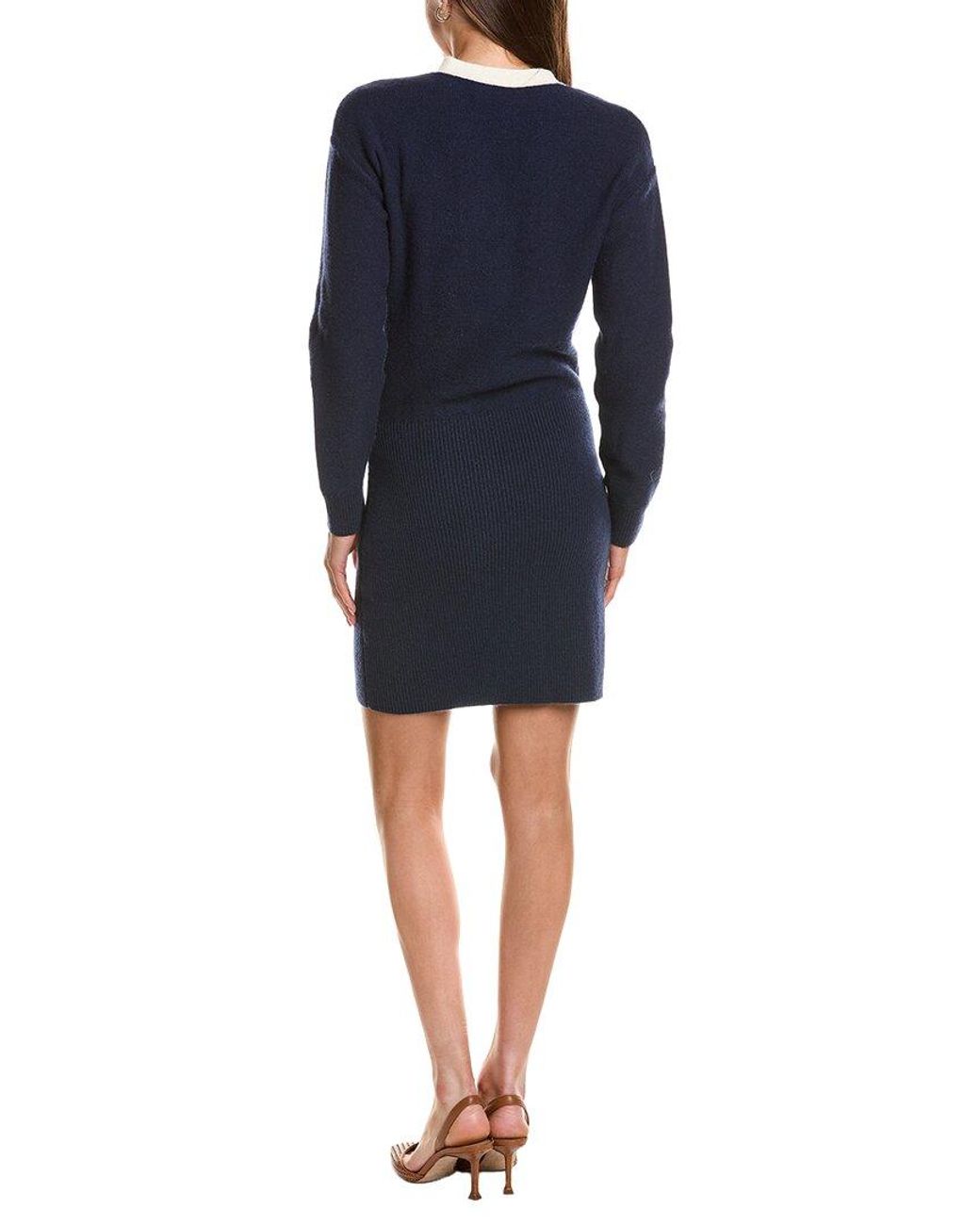 Rowing Blazers Blue Wool-Blend Cardigan