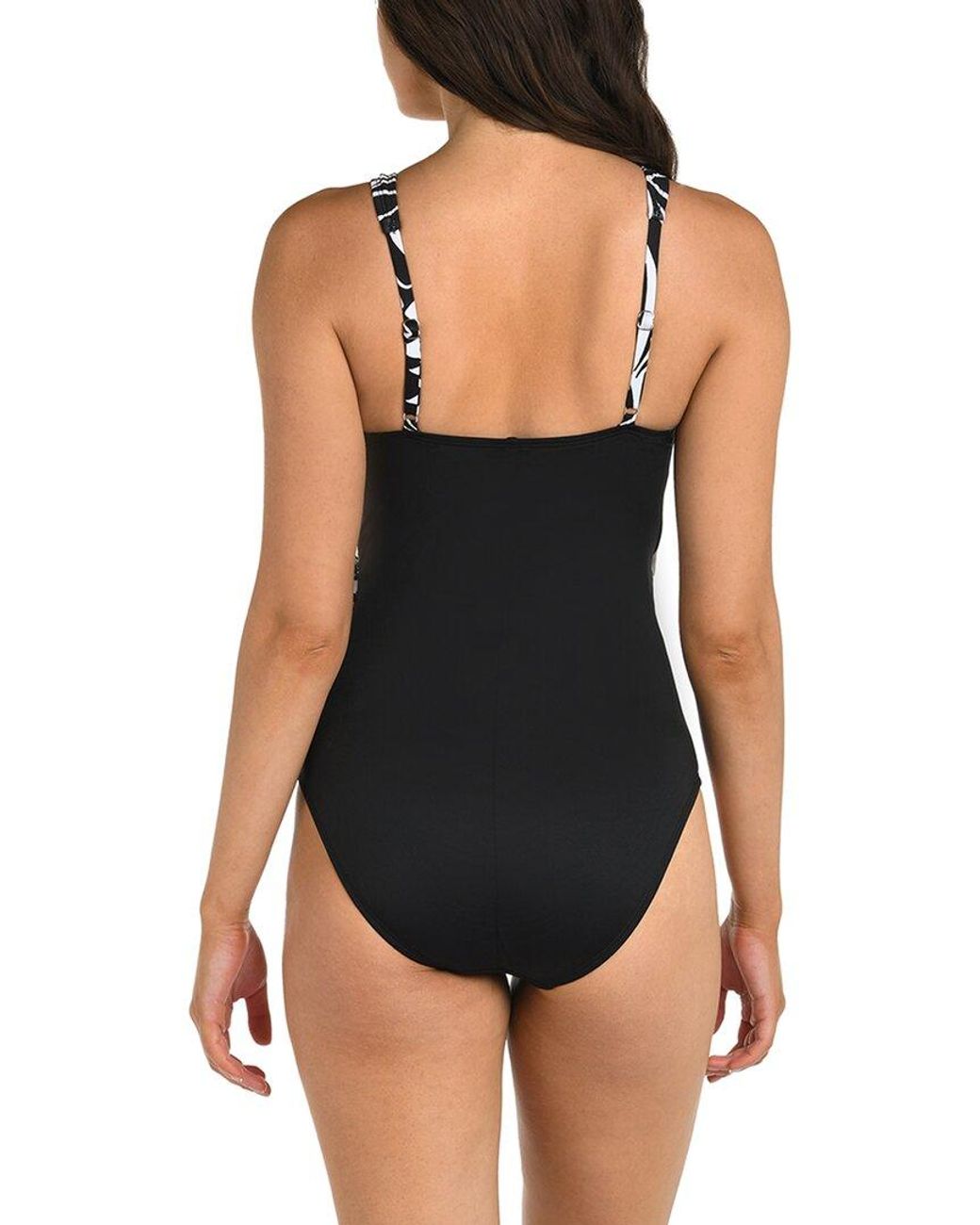 24th & Ocean Black Floating Palms Swimsuit