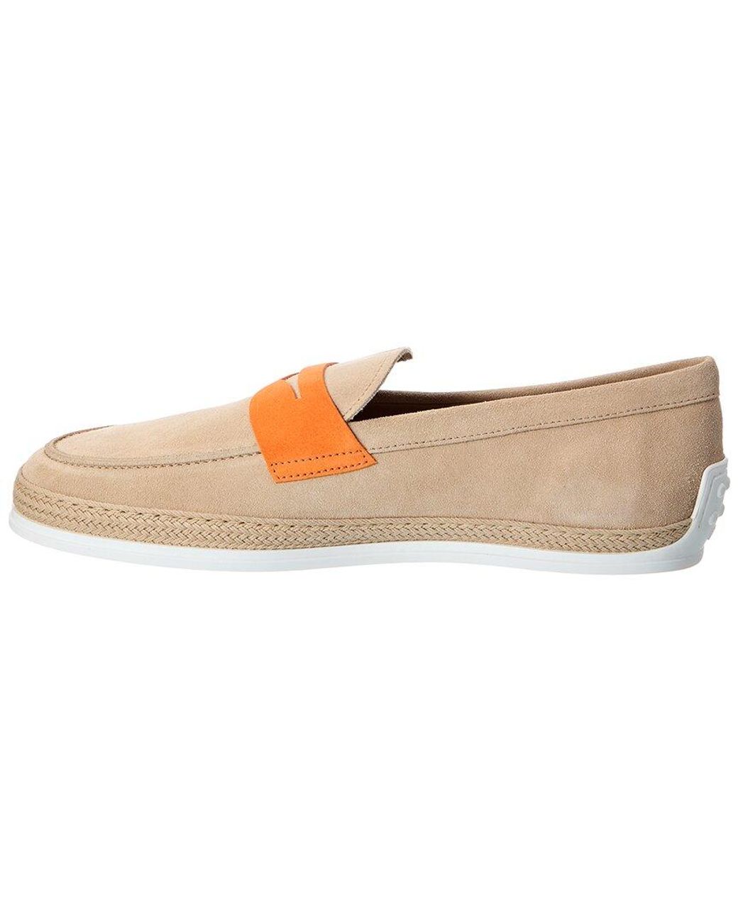 Tod's Natural Suede Loafer for men
