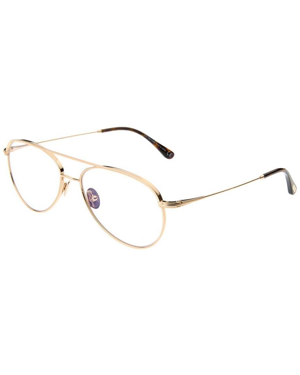 Tom Ford Ft5693 57mm Optical Frames in Metallic | Lyst