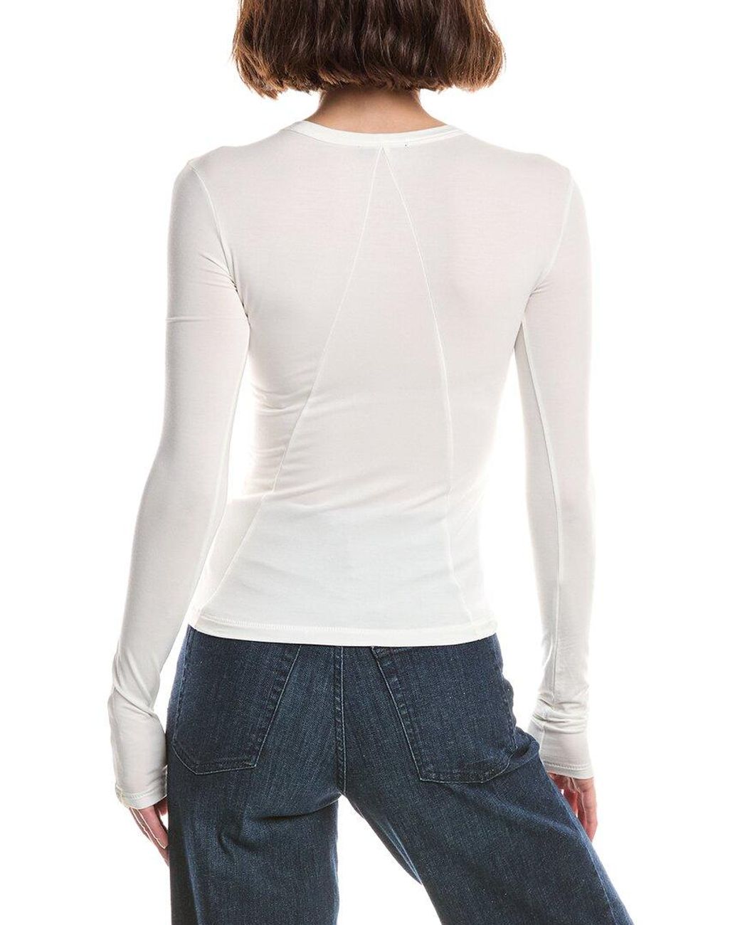 Rag & Bone White Luca Slim Top