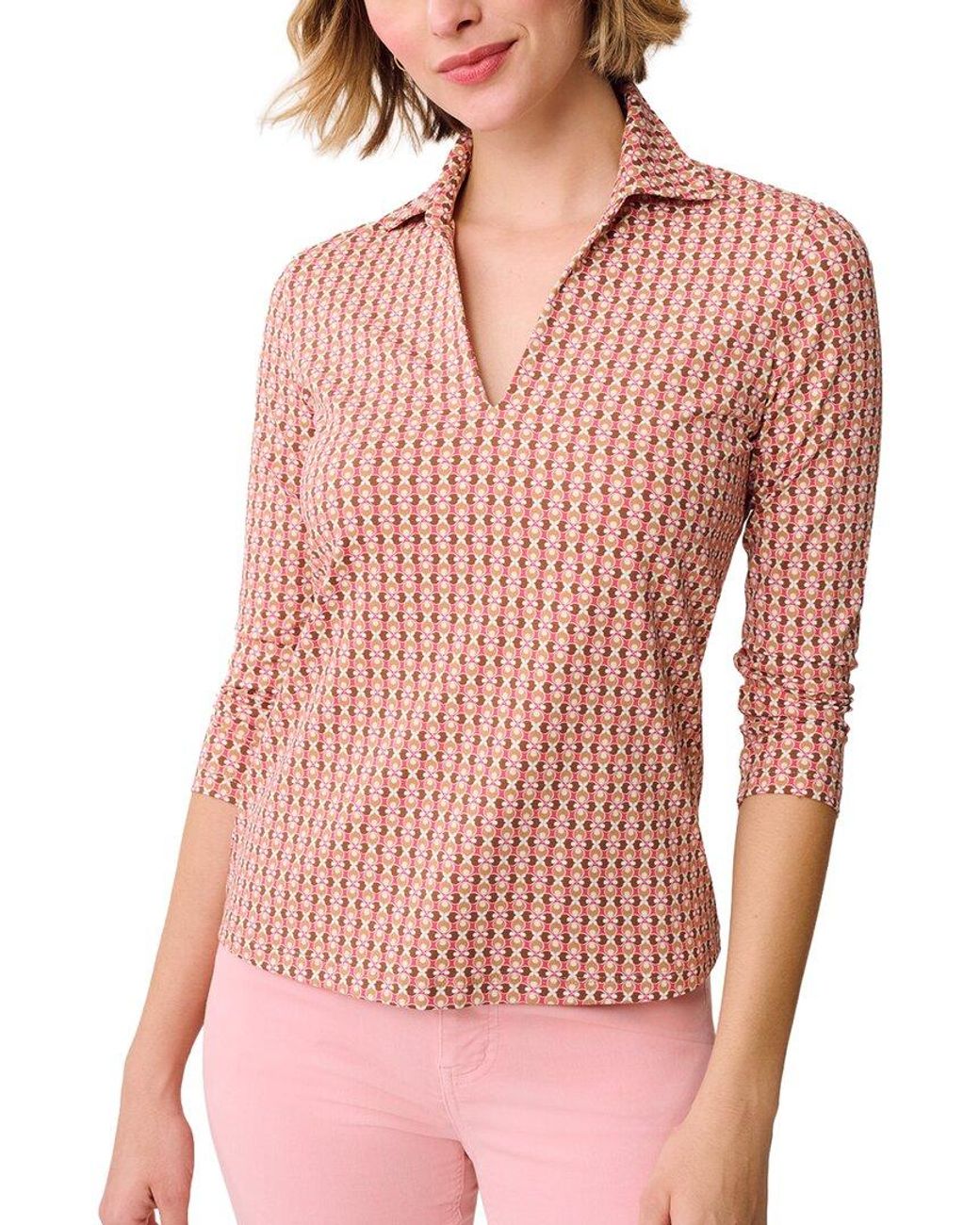 J.McLaughlin Pink Aida Top
