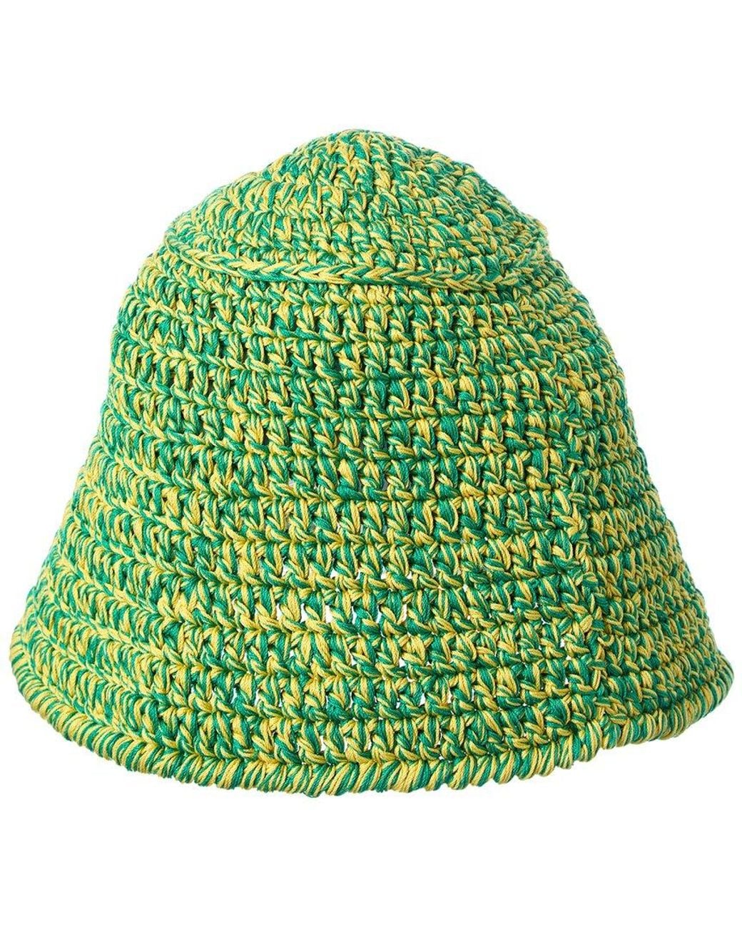Dolce & Gabbana Green Dg Logo Bucket Hat