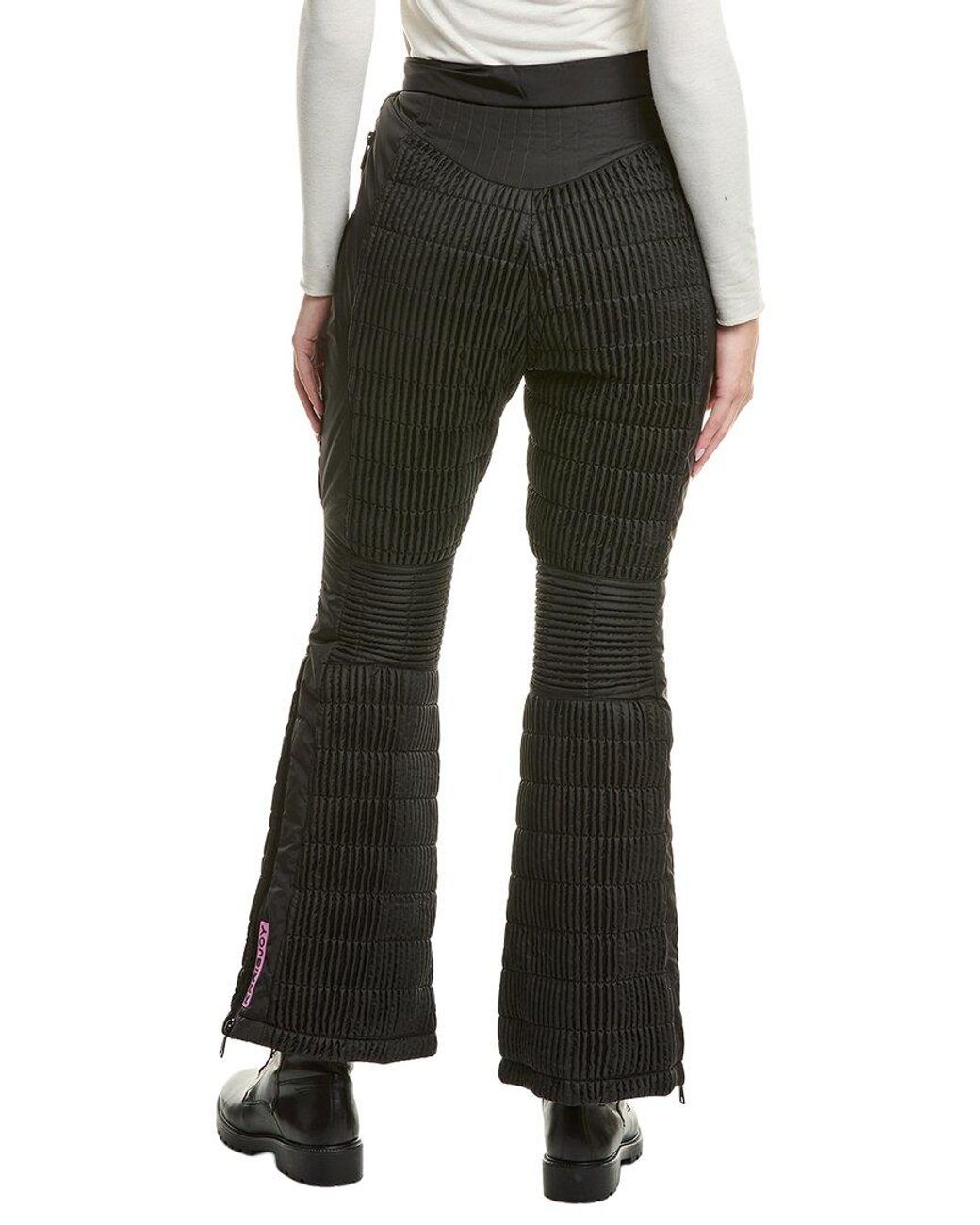 Khrisjoy Black Smocked Ski Trouser