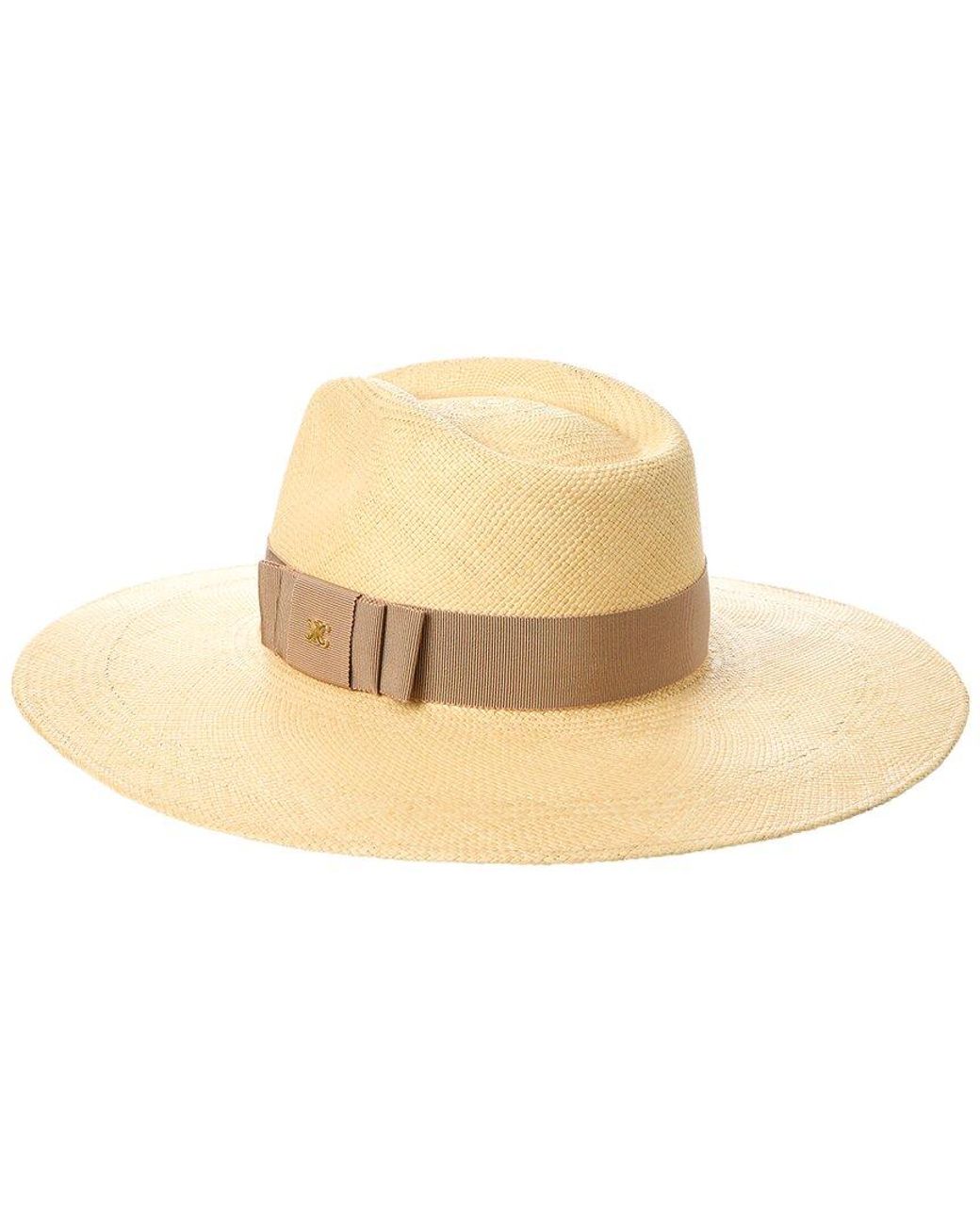 Celine Panama Straw Hat in Natural | Lyst display picture 1