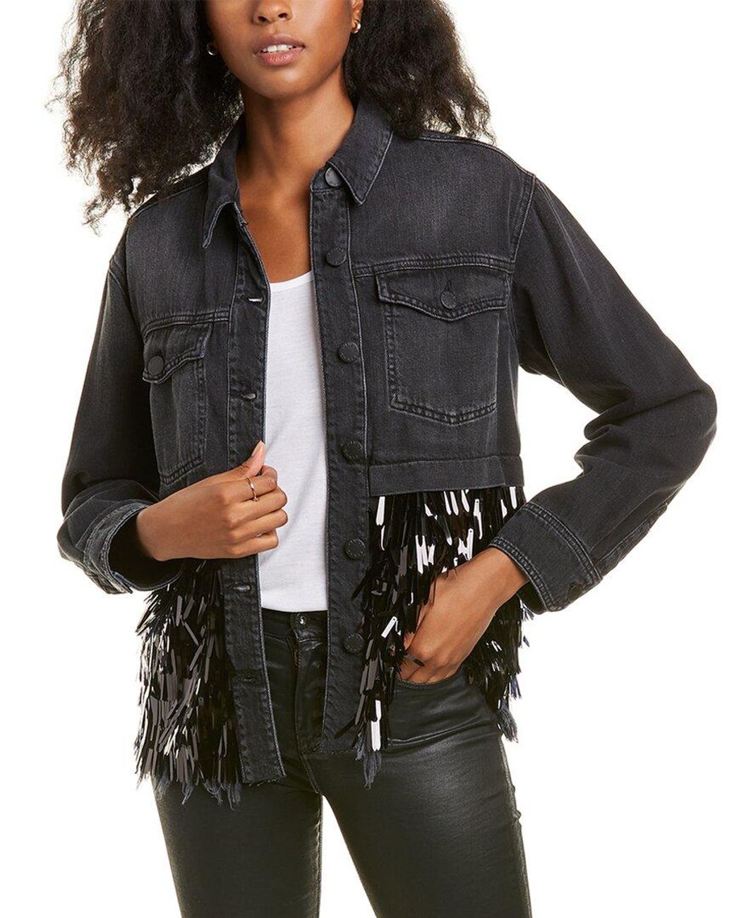 black star denim jacket