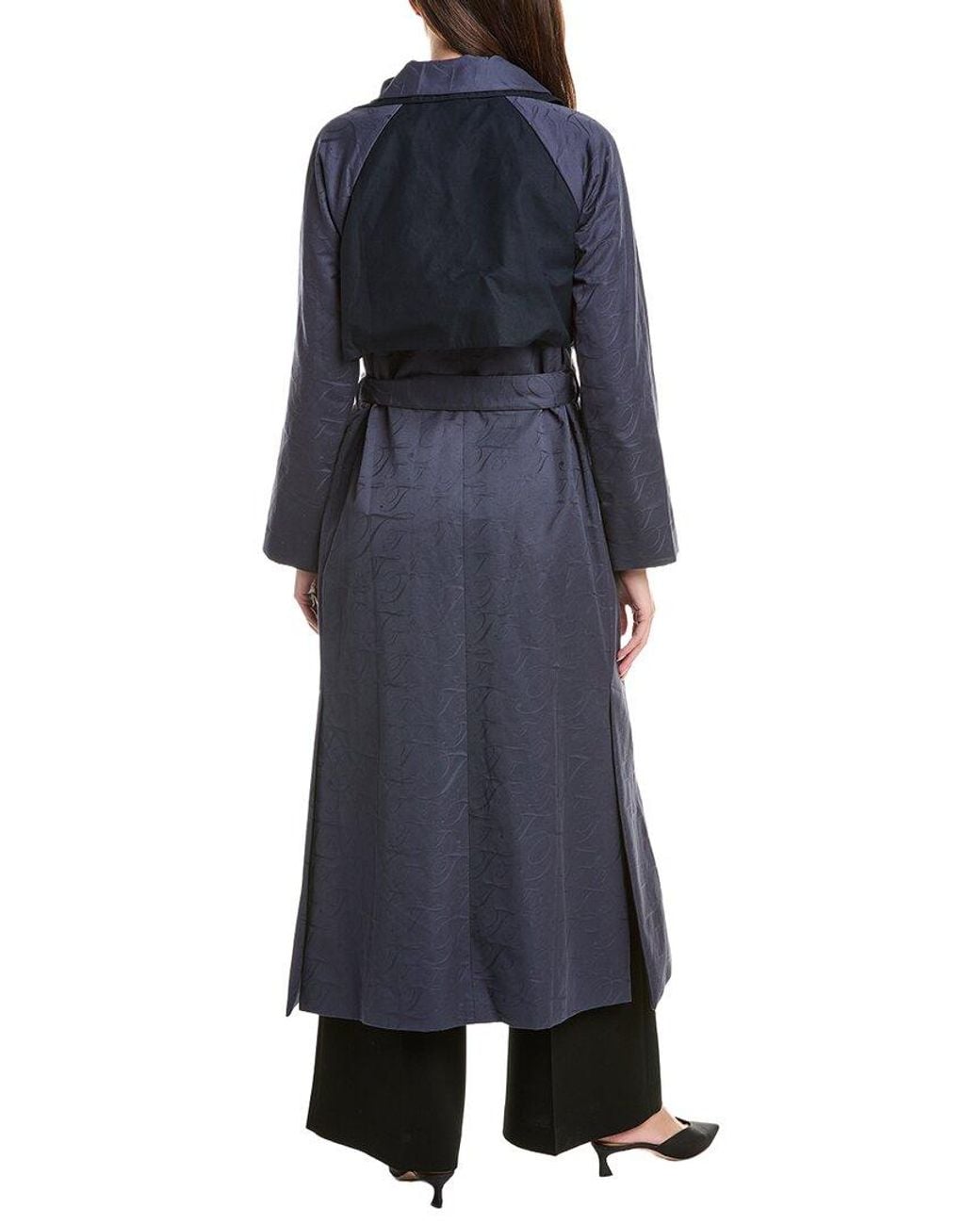 Temperley London Blue Victory Trench Coat