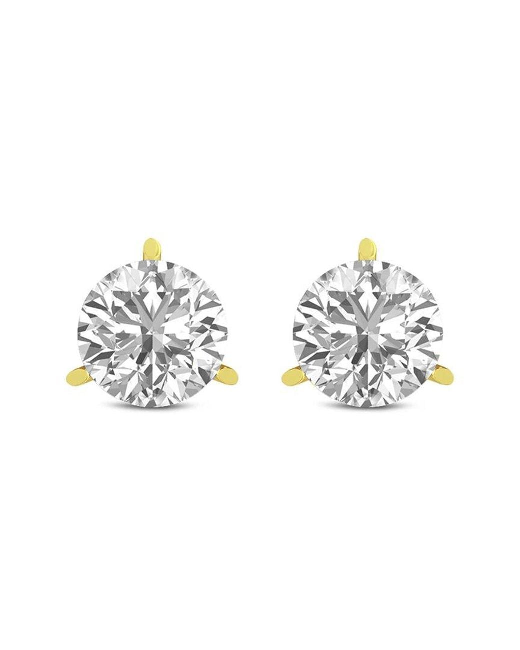 Diana M Metallic Fine Jewelry 14k 0.33 Ct. Tw. Diamond Studs