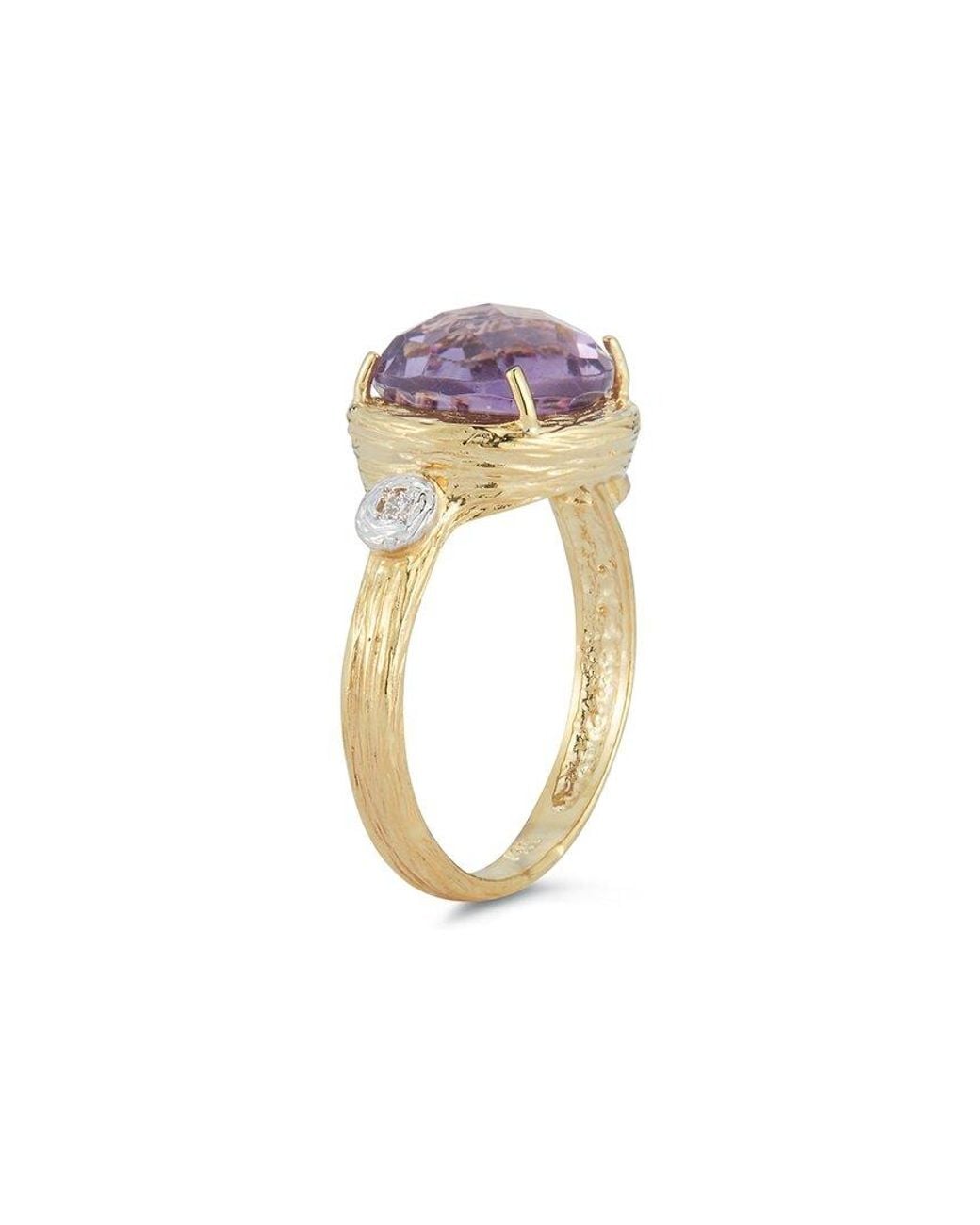 Reiss Metallic 14K 2.73 Ct. Tw. Diamond Ring