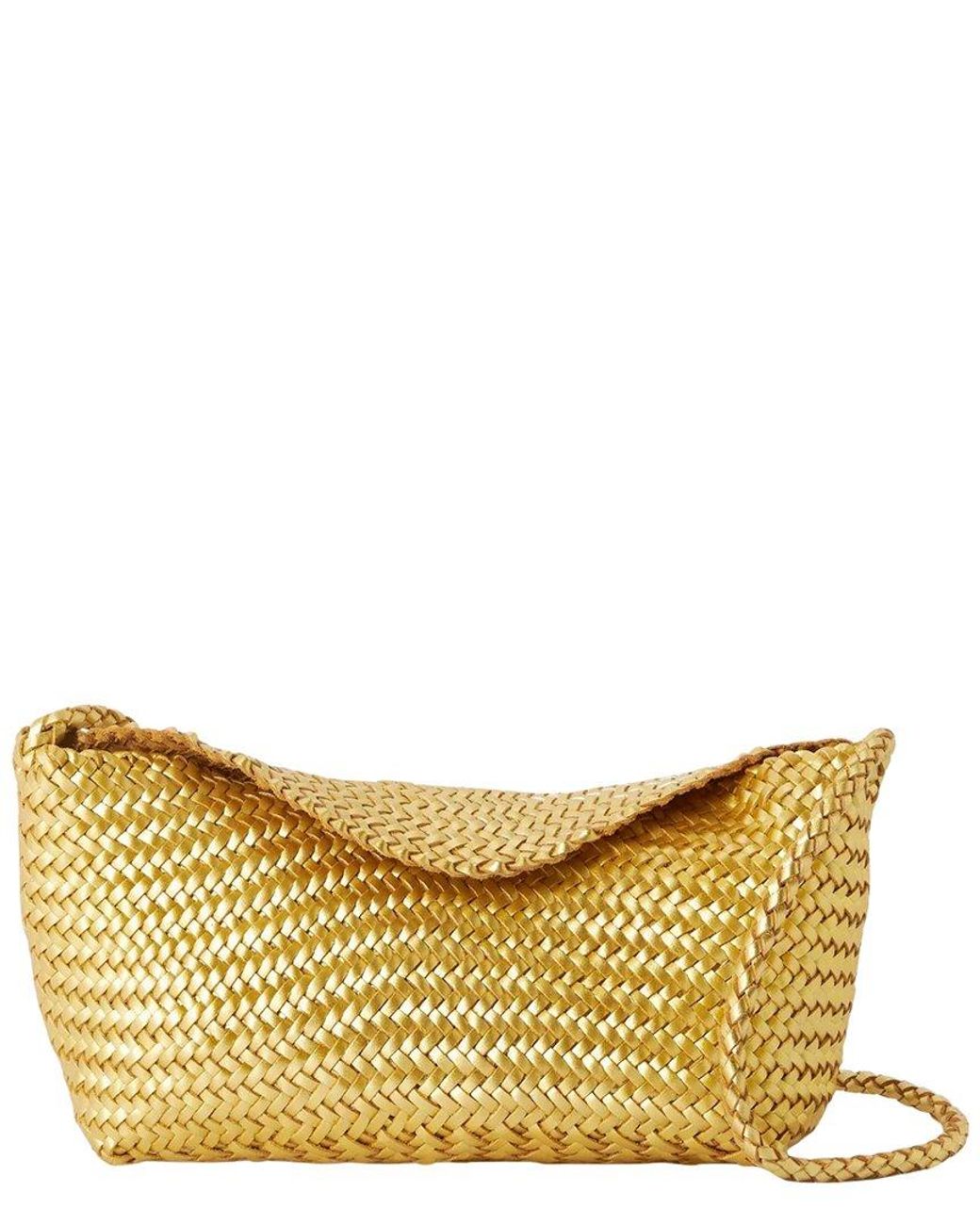 Dragon Diffusion Metallic Corsina Leather Tote