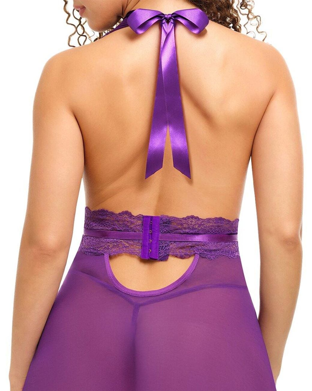 Oh La La Cheri Purple Maylah Babydoll