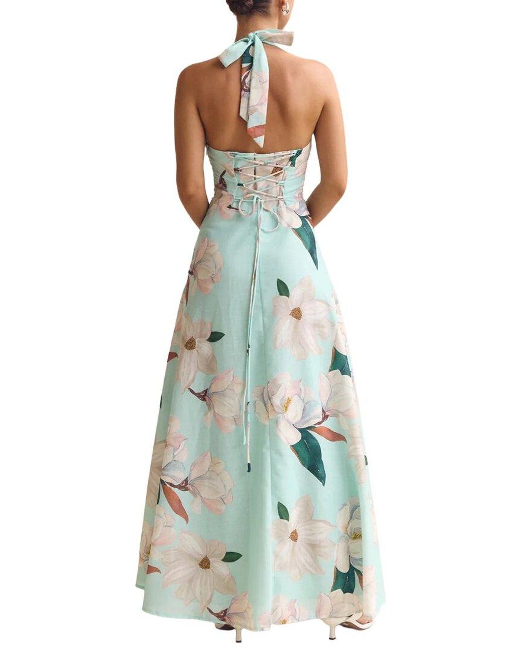 CAMILA BLANCO Green Maxi Dress