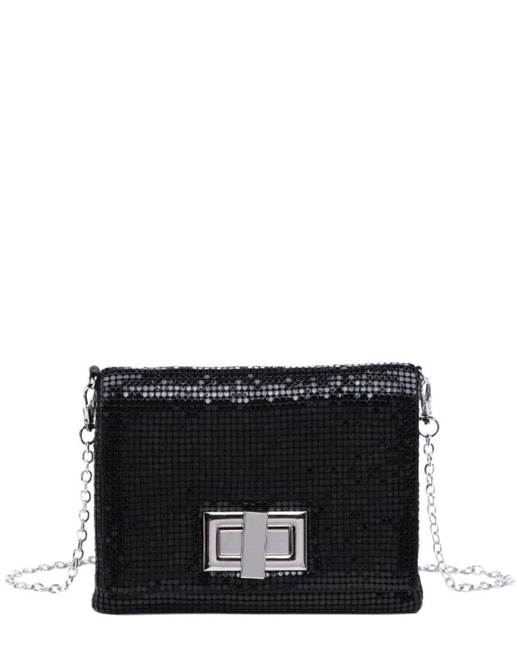 Urban Expressions Black Brandy Evening Clutch