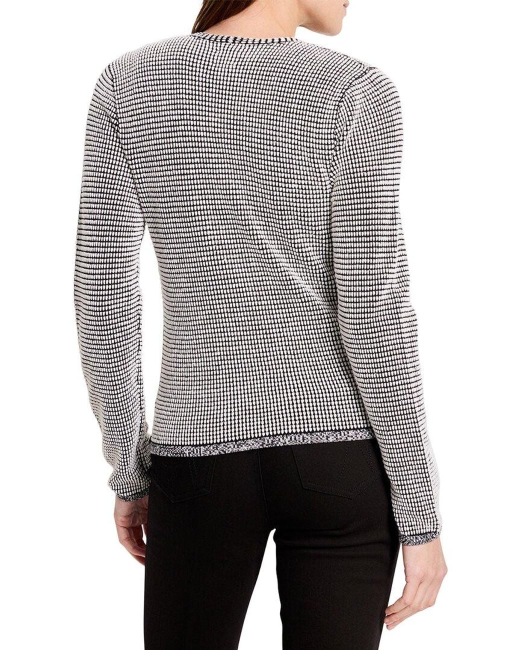 NIC+ZOE Gray Pixel 4-Way Knit Cardigan