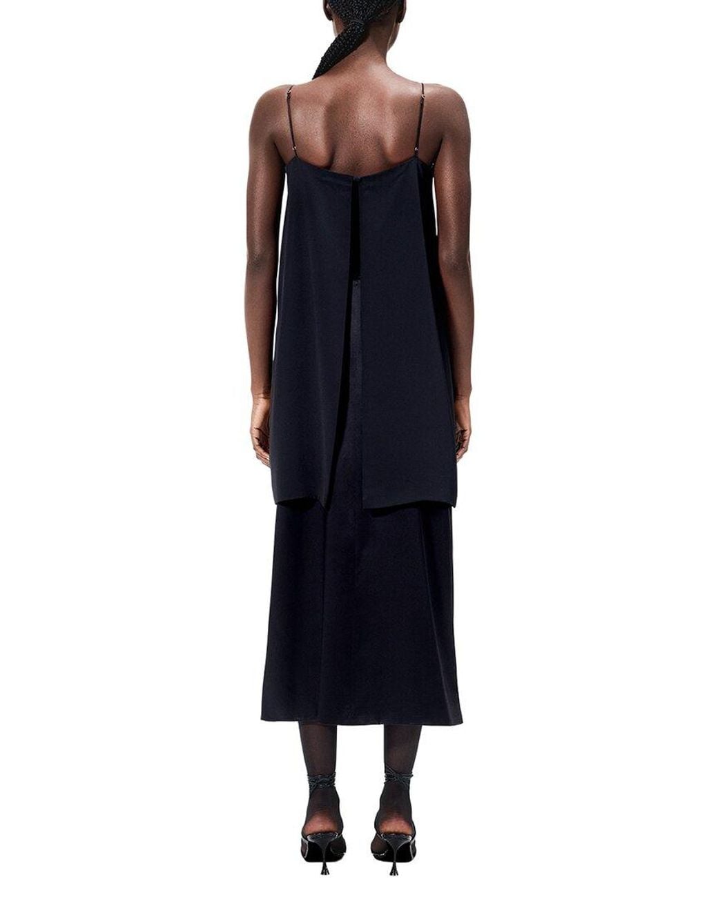 Adam Lippes Blue Nina Silk Dress