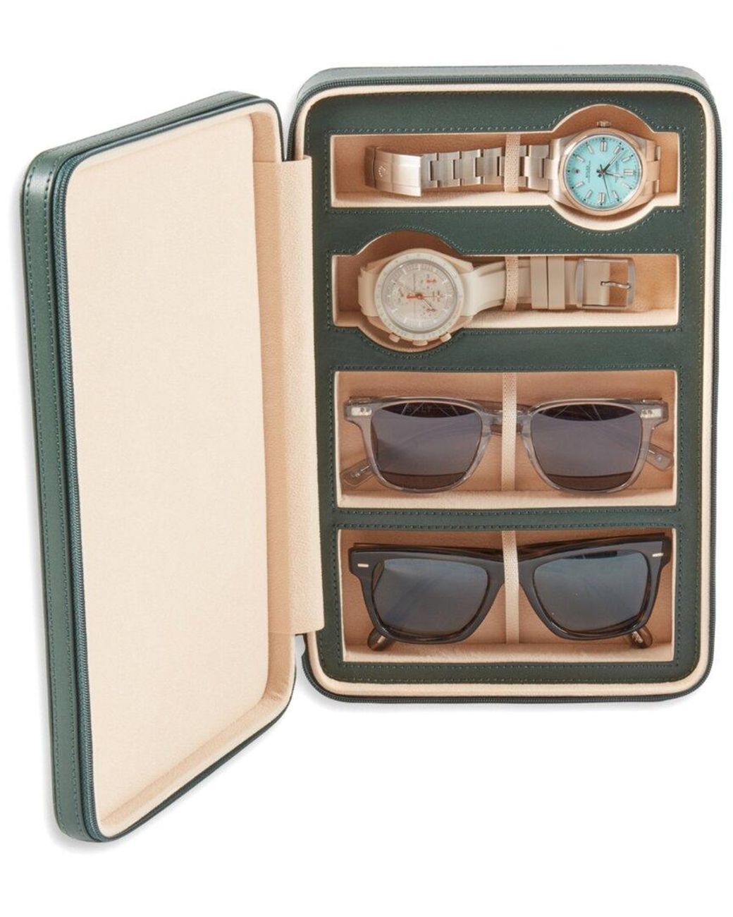 Watch and deals sunglasses travel case