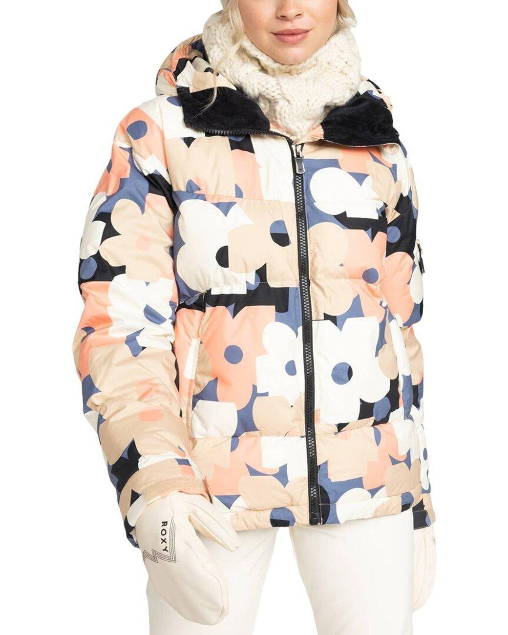 Roxy Multicolor Alofted Puffy Snow Jacket