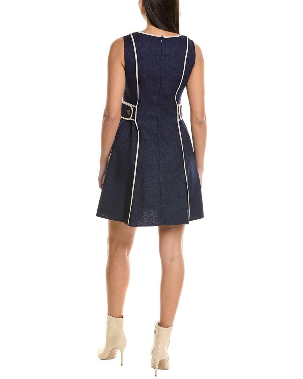 Shoshanna Blue Samara Mini Dress