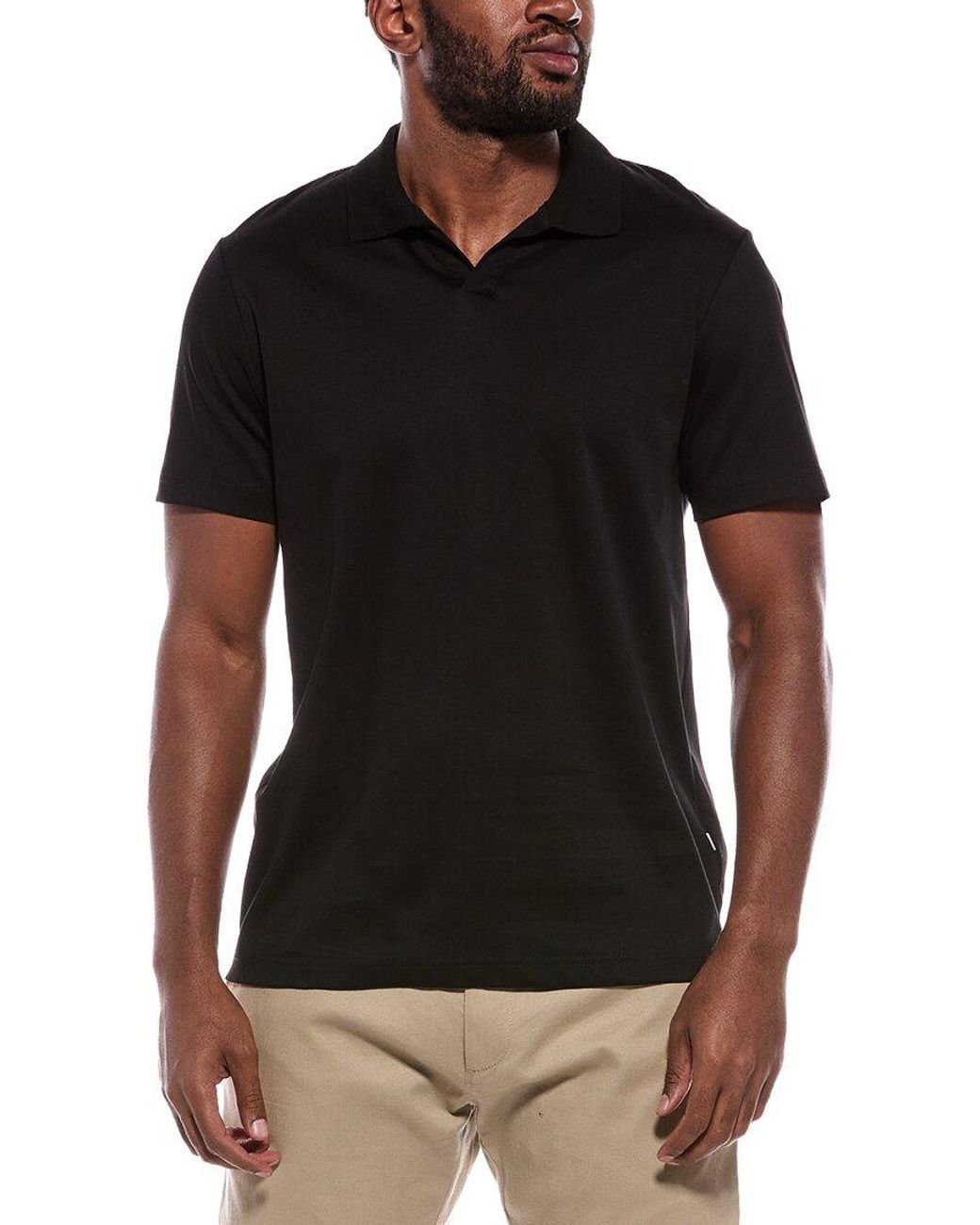NN07 Black Paul Polo Shirt for men