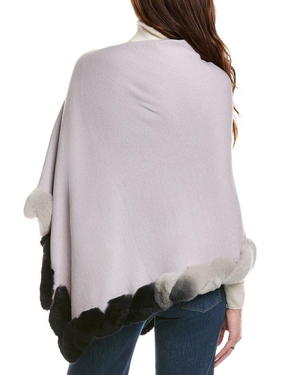 La Fiorentina Gray Poncho
