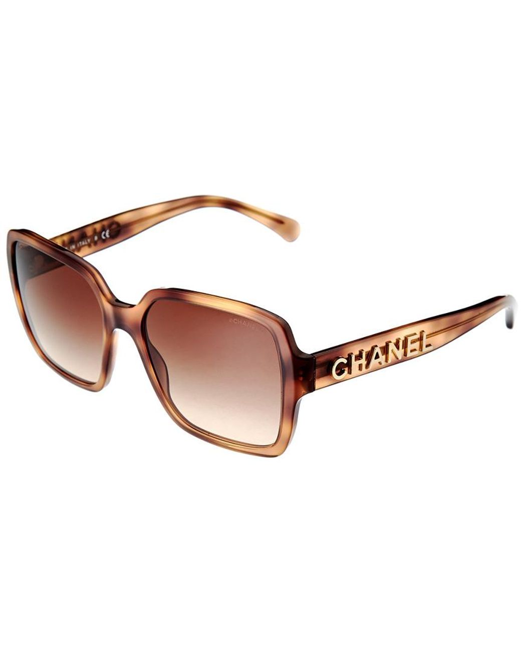 Chanel Women's Ch5408 56mm Sunglasses in Black