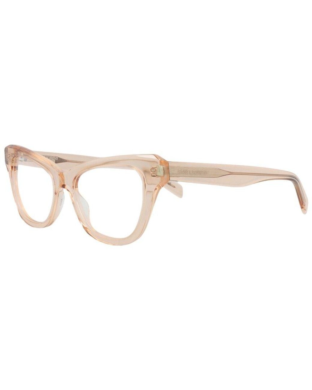 Saint Laurent White 52Mm Optical Frames