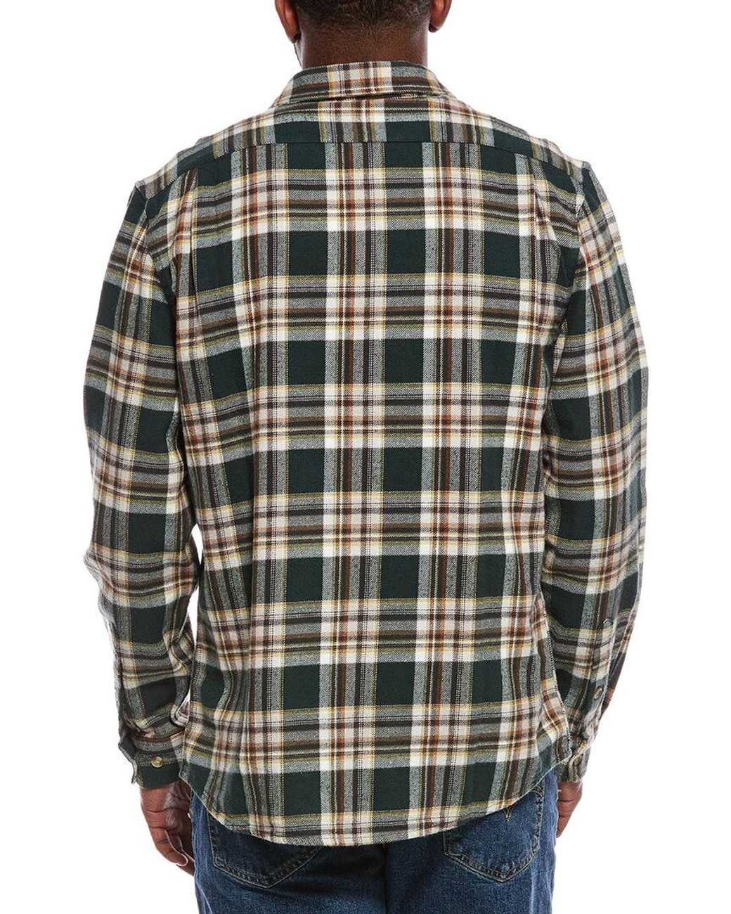 The Normal Brand Gray Louis Heavyweight Flannel Overshirt for men