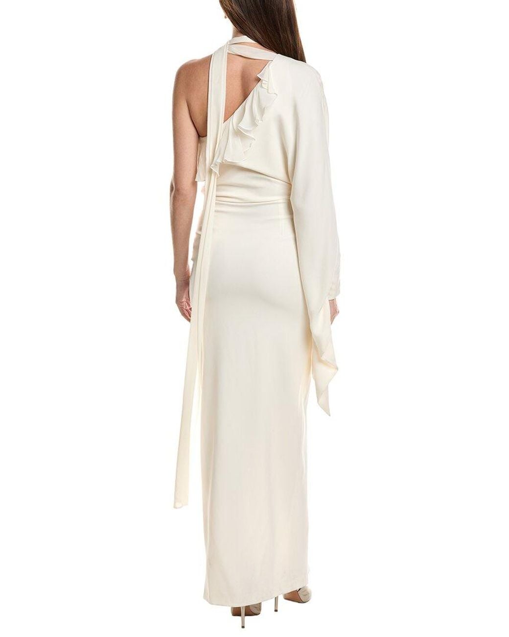 Tom Ford Metallic Silk Maxi Dress