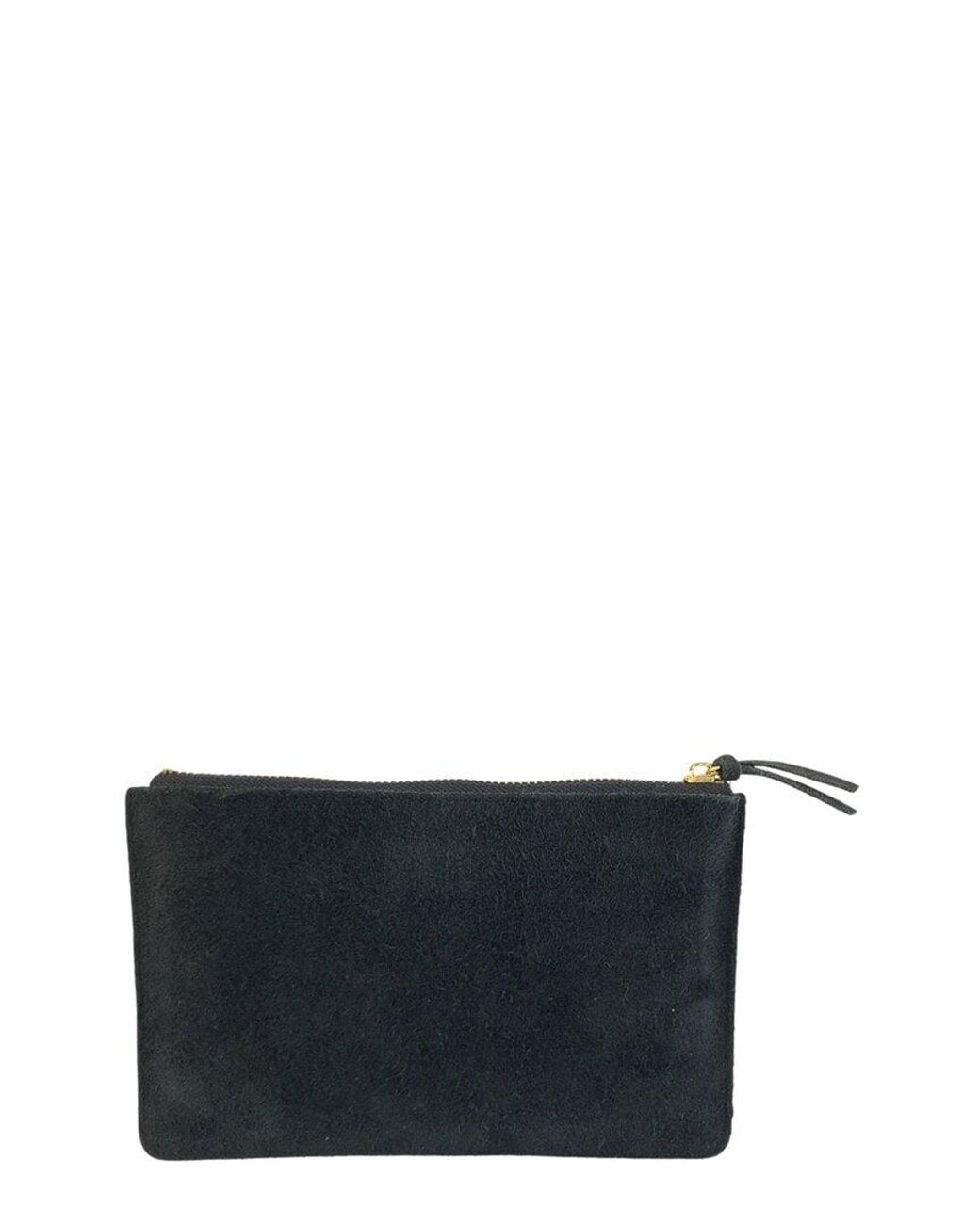 Saint Laurent Multicolor Suede Pouch (Authentic Pre-Loved)