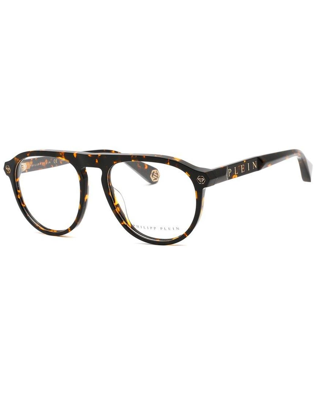 Philipp Plein Black Vpp016m 54mm Optical Frames for men