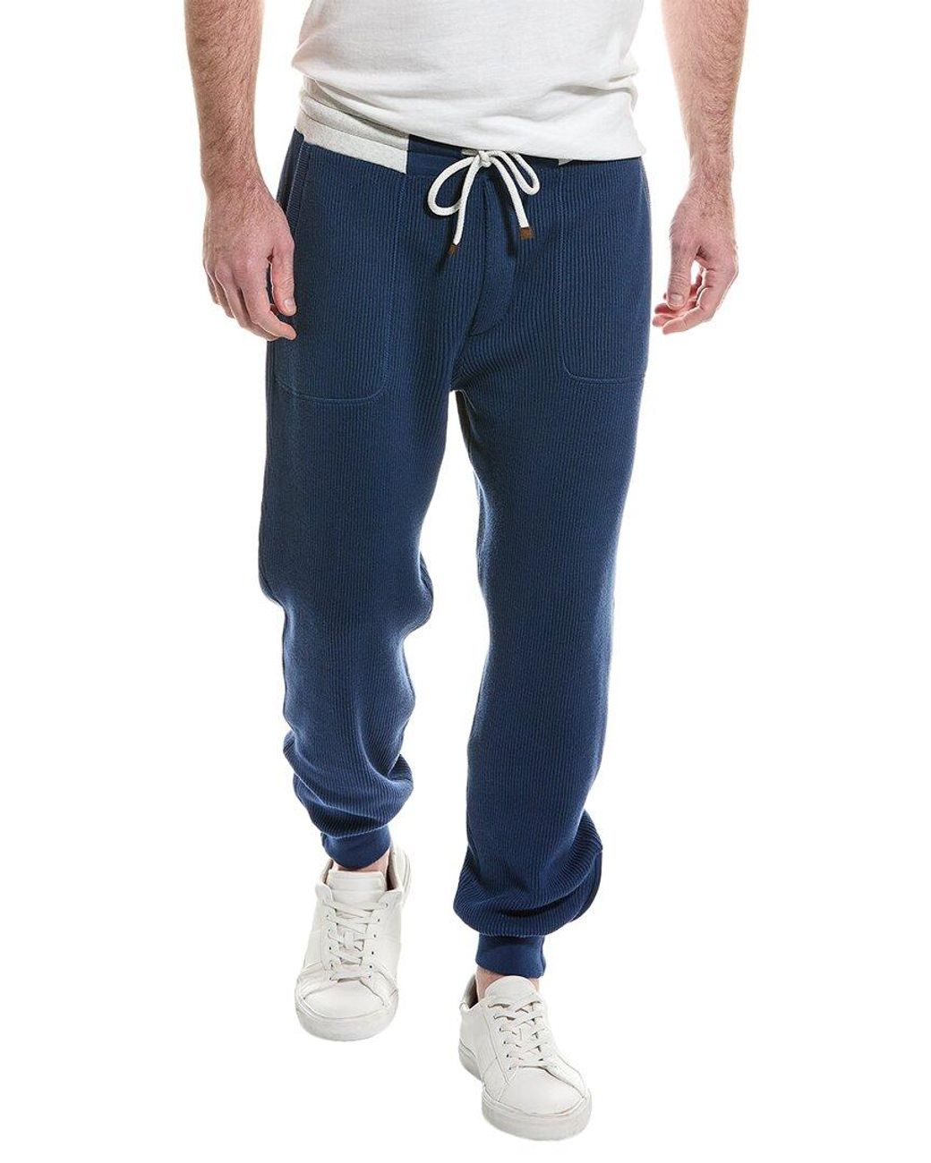 Brunello Cucinelli Blue Gym Pant for men