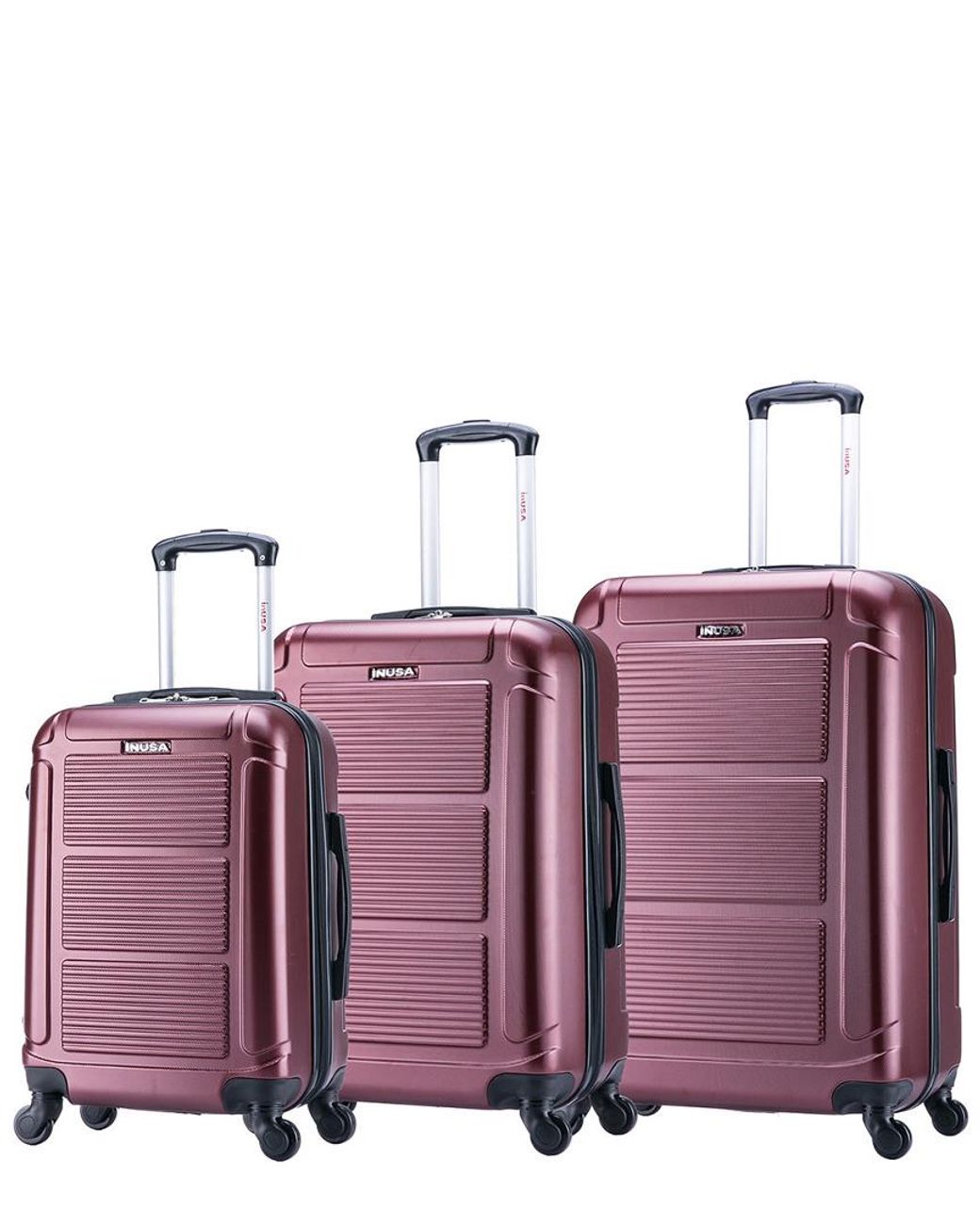 InUSA Pilot Lightweight Hardside 3pc Spinner Set in Purple Lyst