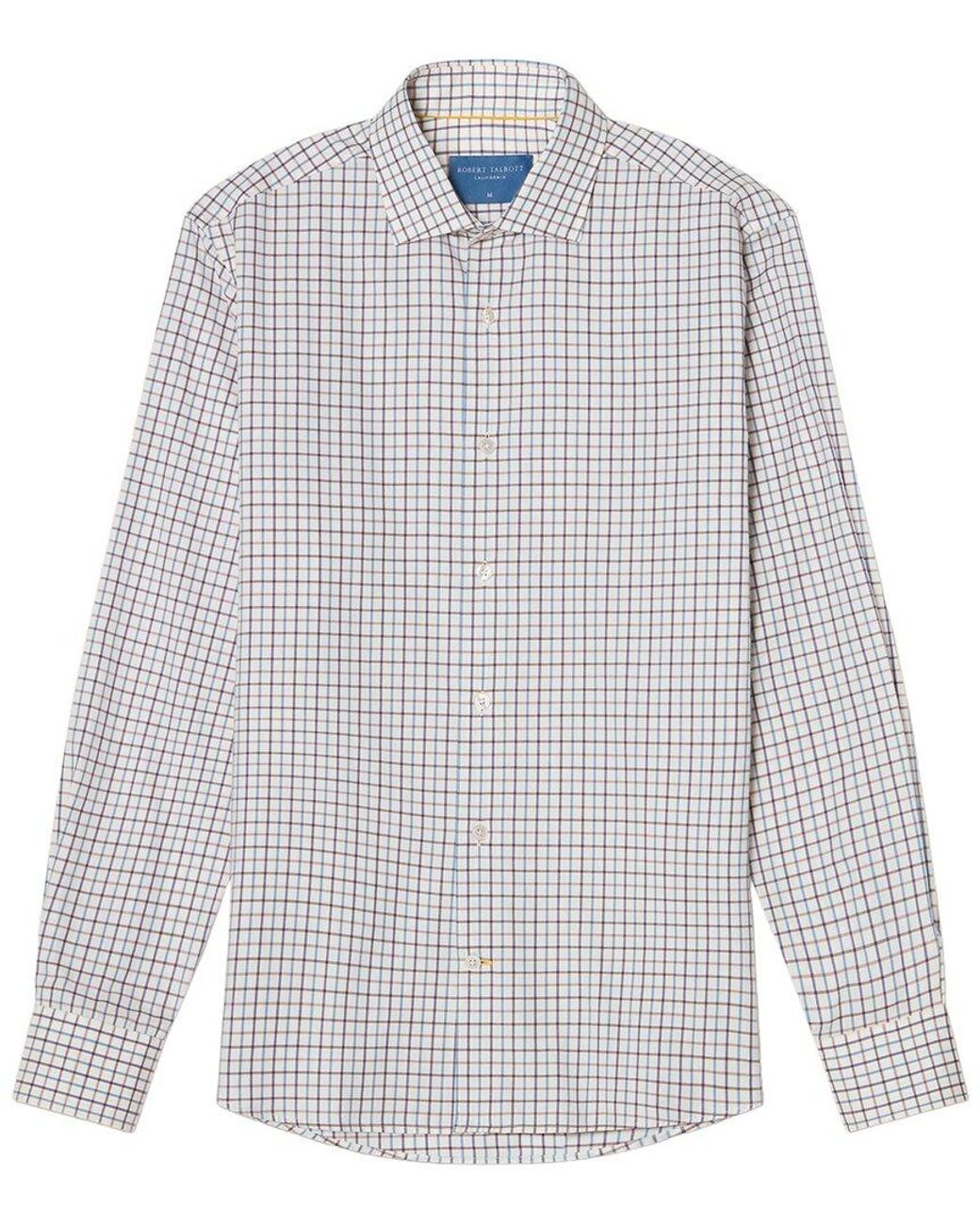 Robert Talbott White Reynolds Ultra Light Weight Brushed Shirt for men