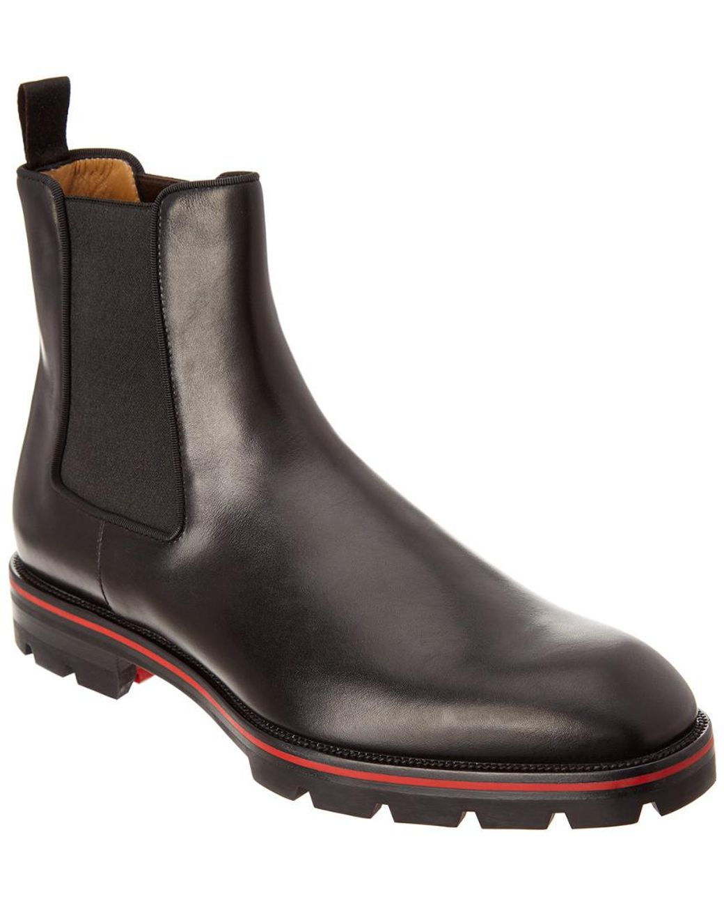 Christian Louboutin Alpinono Leather Boot in Black for Men | Lyst