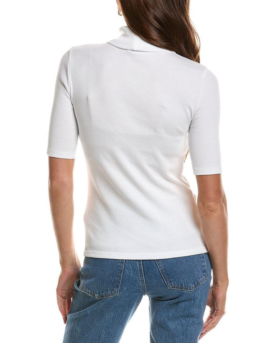 Theory White Compact Top