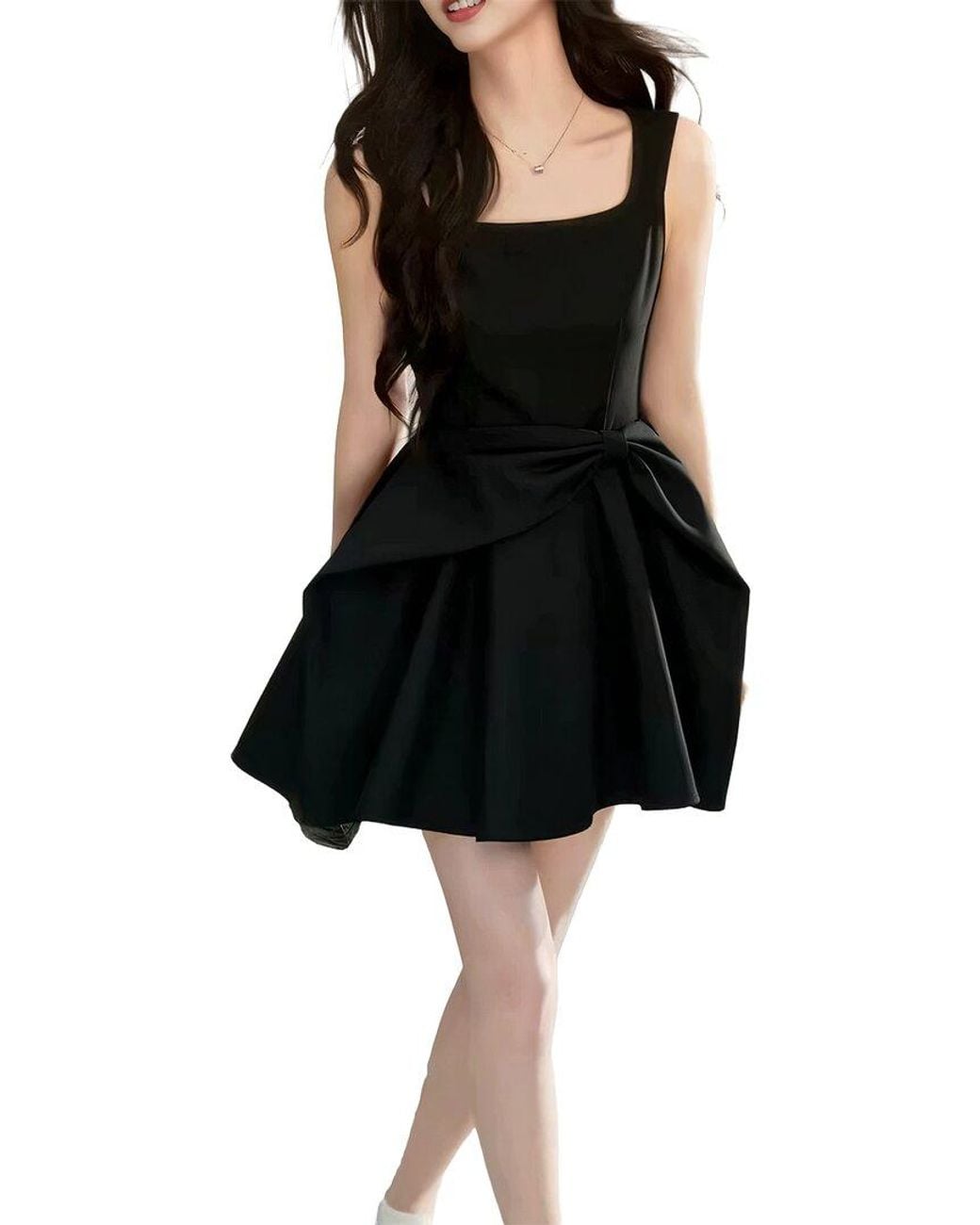 Ariele Tesoro Black Mini Dress