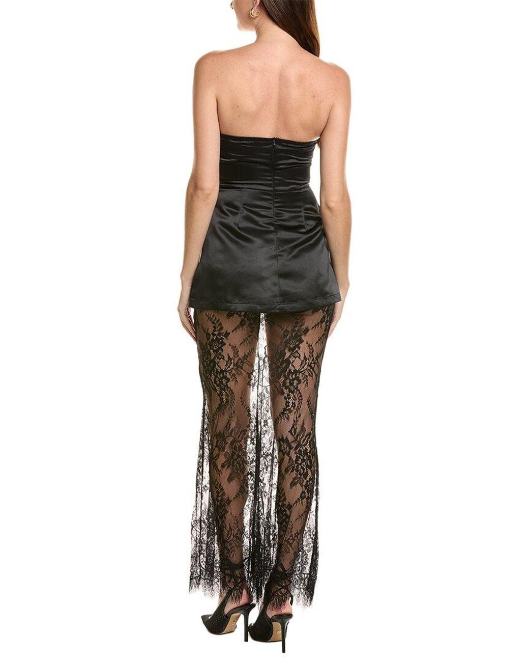 IPPONELLI Black Solid Maxi Dress